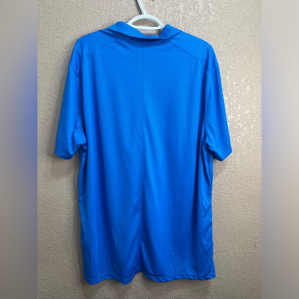 Nike Dri Fit Royal Blue Short Sleeve Polo Size XL - Picture 3 of 3